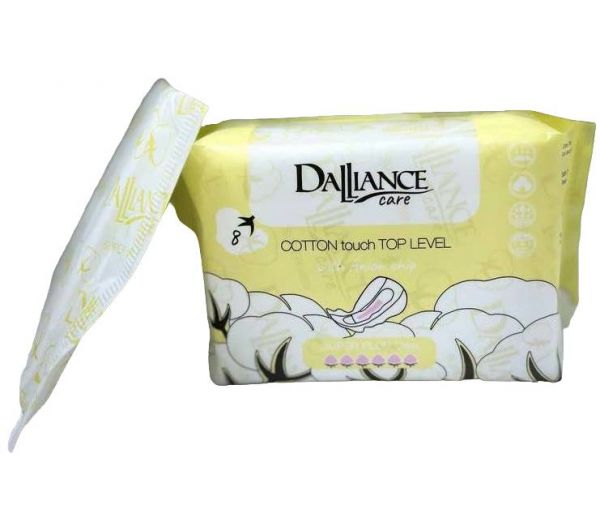 Sanitary pads "DALLIANCE Care COTTON touch SUPER PLUS Ultra" (8 pcs.) (10326054)